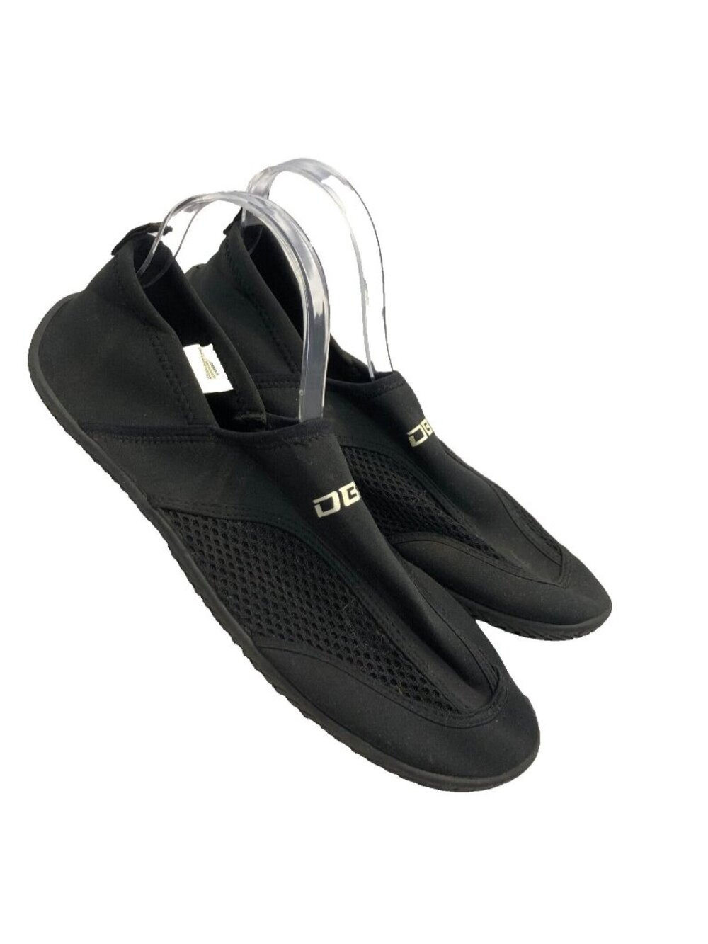 DBX Mens Sz 12 Black Swim Mesh Slip Resistant Aqua Water Shoes